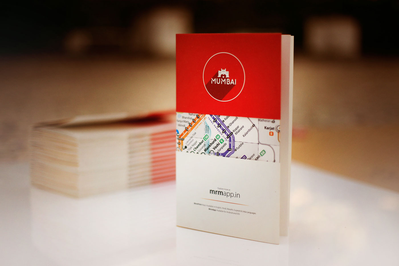 mumbai rail map notebook