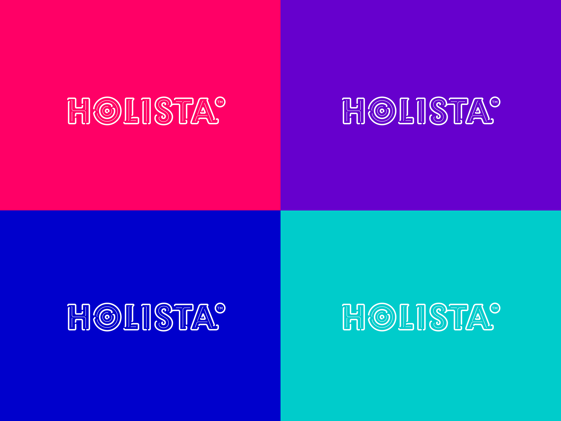 holista music festival logo colours