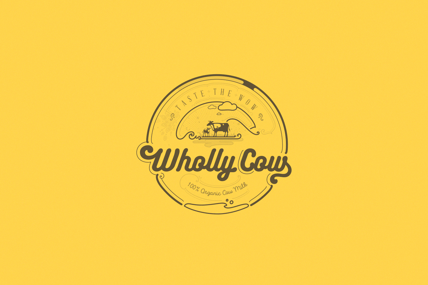 whollycow logo yellow