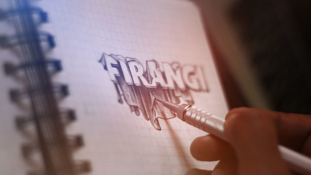 Firangi Bollywood Movie - Identity Design - Concept Drawing2