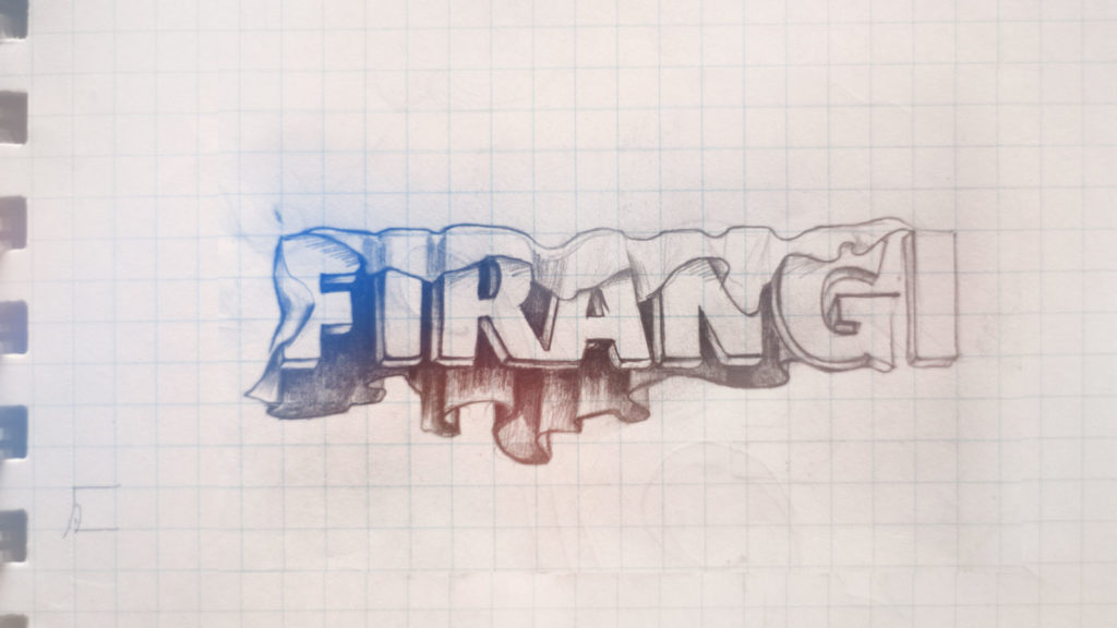 Firangi Bollywood Movie - Identity Design - Concept Drawing6