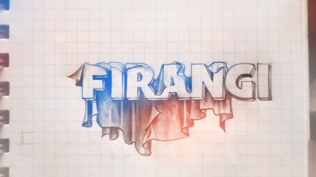 Firangi Bollywood Movie - Identity Design - Concept Drawing7