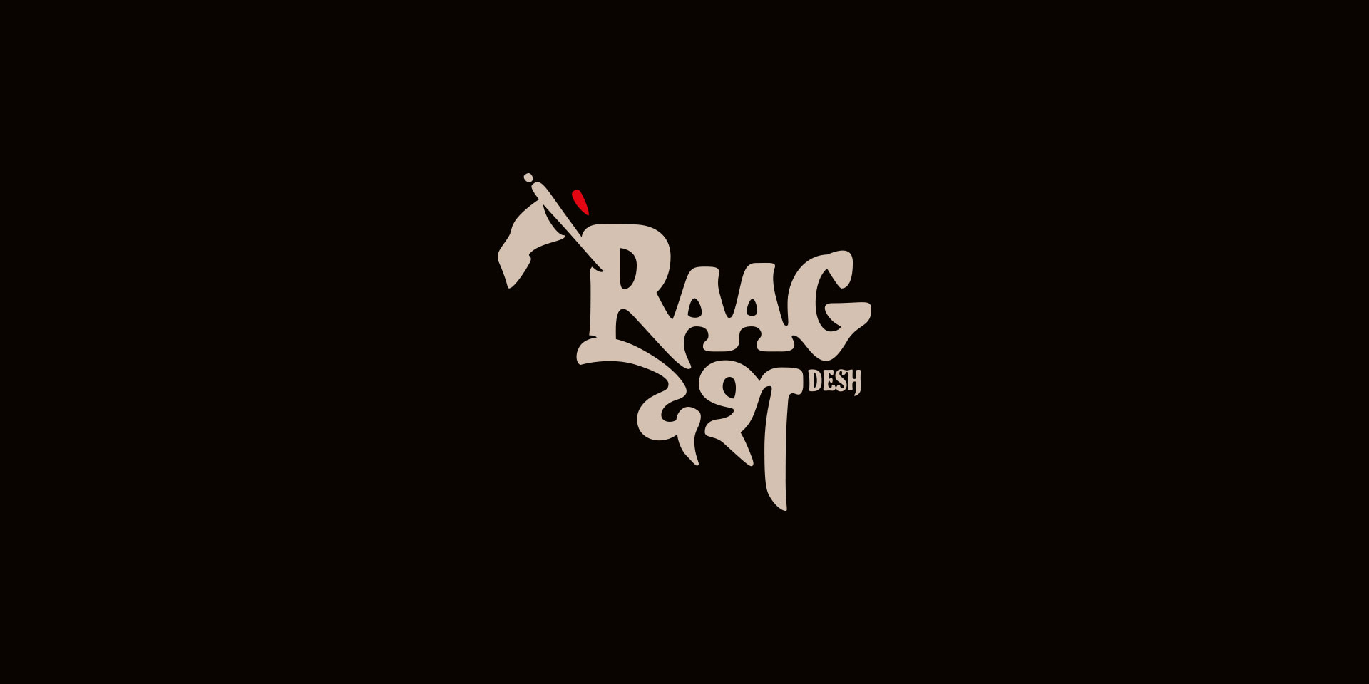 RaagDesh Bollywood Movie - Identity Design - Logotype colour