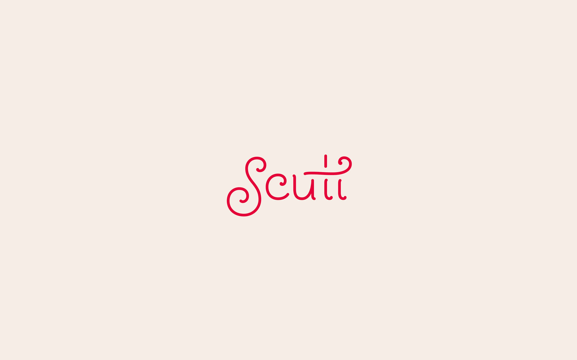 Scuti - Gourmet Desserts & Chocolates - Identity Design - Logotype light bg