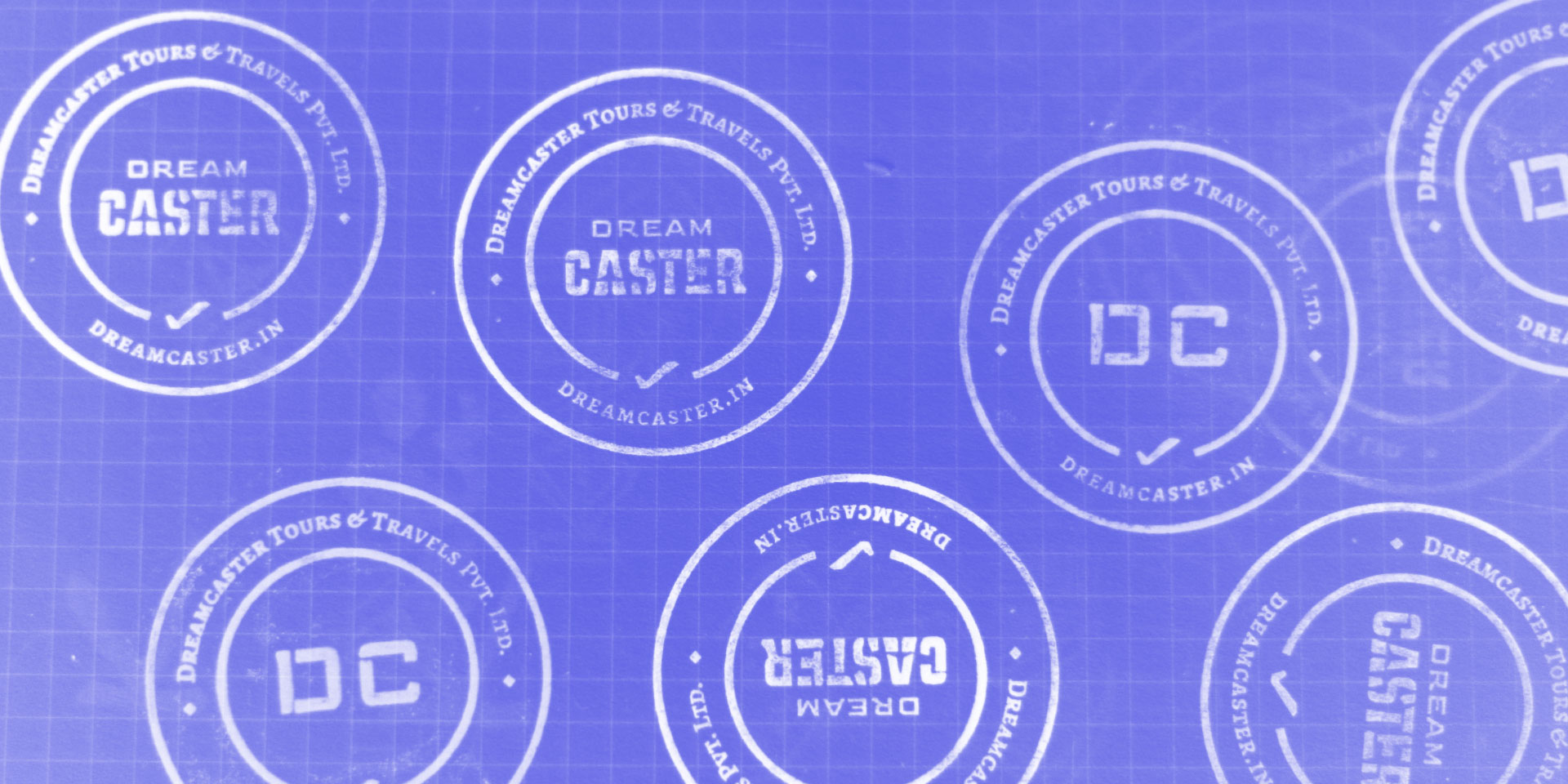Dream Caster Tours and Travels - Branding - Stamps Printed2